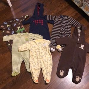 Carters 3 Mo. Boy Pajamas (Set of 5)